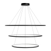 Nowoczesna lampa wisząca Led Orbit No.3 120cm czarna barwa ciepła 3K LEDesign