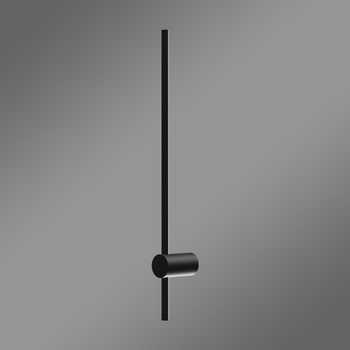 Kinkiet LED Line 80 cm czarny 4000K elegancka lampa ścienna LEDesign