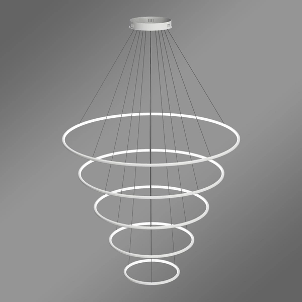 Nowoczesna lampa wisząca Led Orbit No.5 120cm biała barwa ciepła 3K LEDesign