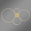 Nowoczesna lampa wisząca Led Orbit S No.4 100 cm złota ściemnialna triak barwa neutralna 4K LEDesign