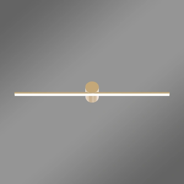 Kinkiet LED Line No.2 80 cm złoty 4000K LEDesign