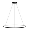 Nowoczesna lampa wisząca Led Orbit No.1 100 cm czarna ściemnialna triak barwa ciepła 3K LEDesign