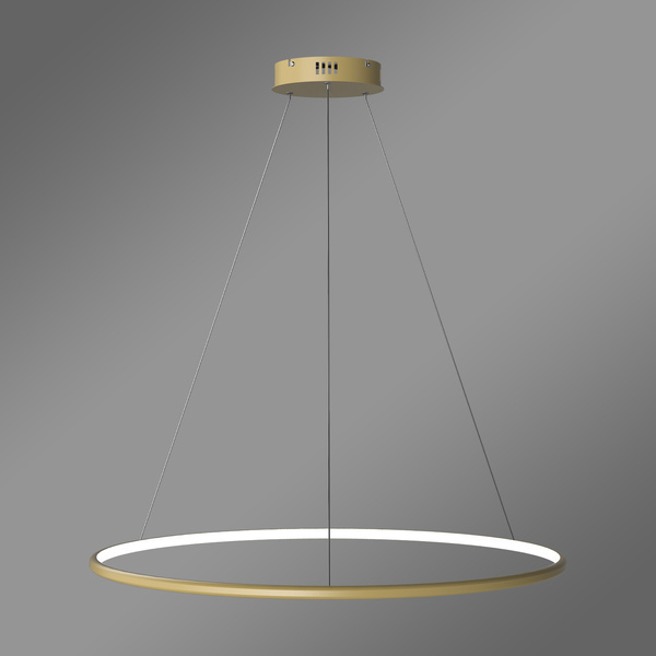 Nowoczesna lampa wisząca Led Orbit No.1 80 cm złota barwa neutralna 4K LEDesign