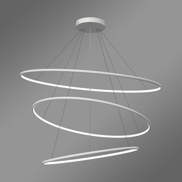 Nowoczesna lampa wisząca Led Orbit No.3 120cm biała barwa neutralna 4K LEDesign