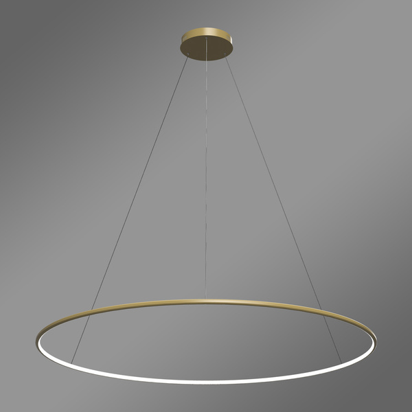 Nowoczesna Lampa wisząca Led Orbit No.1 150 cm złota ściemnialna triak barwa ciepła 3K LEDesign