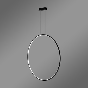 Nowoczesna lampa wisząca Led Moon 100 cm czarna barwa neutralna 4K LEDesign