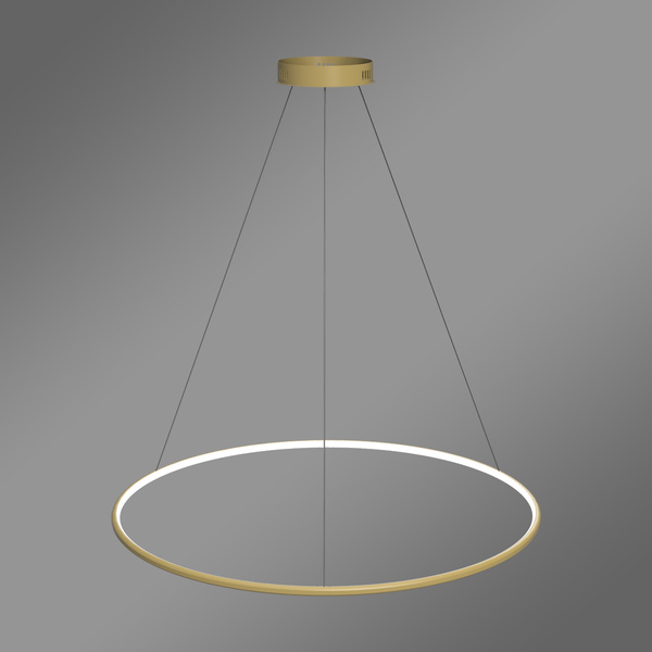 Nowoczesna lampa wisząca Led Orbit No.1 100 cm złota barwa neutralna 4K LEDesign