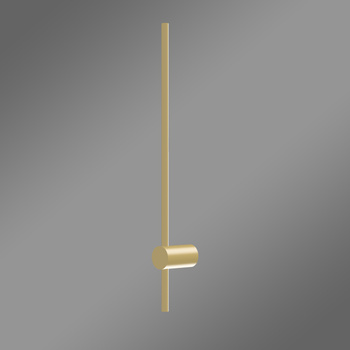 Kinkiet LED Line 80 cm złoty 4000K z pilotem lampa ścienna LEDesign