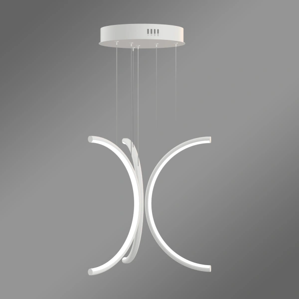 Nowoczesna lampa wisząca Led Moon No.3 40 cm biała 4000K LEDesign