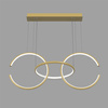 Nowoczesna lampa wisząca Led Celestial No.3 cm złota z pilotem 4000K LEDesign