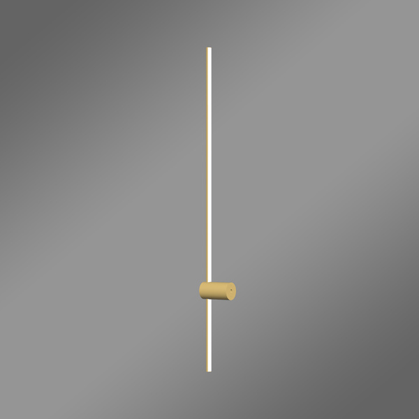 Kinkiet LED Line 120 cm złoty 3000K elegancka lampa ścienna LEDesign
