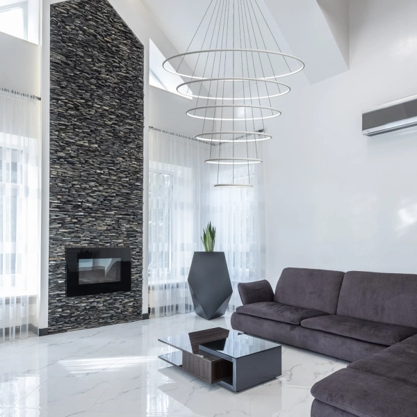 Nowoczesna lampa wisząca Led Orbit No.6 150cm biała barwa neutralna 4K LEDesign