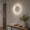 Nowoczesny kinkiet LED Moon 30 cm biały 3000K LEDesign