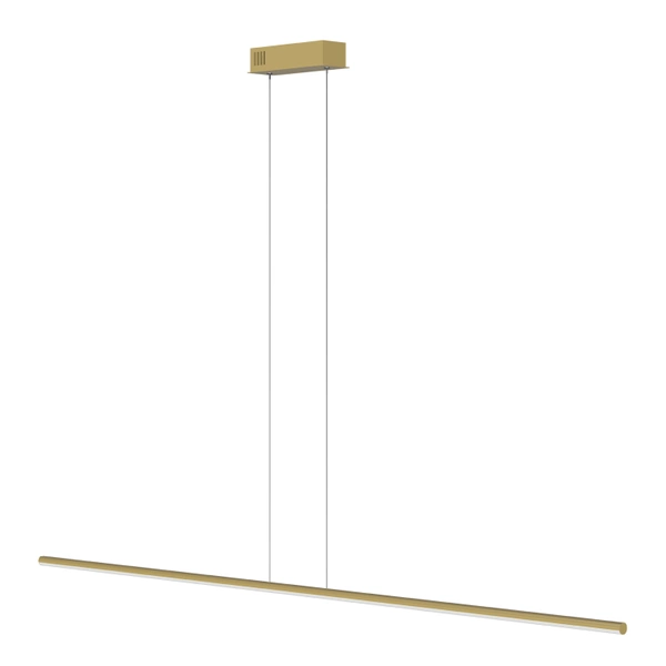 Nowoczesna Lampa wisząca Led LINE 180 cm złota ściemnialna pilot LEDesign