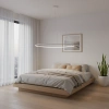 Nowoczesna lampa wisząca Led Orbit No.1 150 cm biała smart barwa ciepła 3K LEDesign