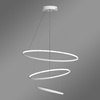 Nowoczesna lampa wisząca Led Orbit No.3 80cm biała ściemnialna triak barwa ciepła 3K LEDesign