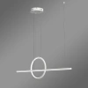 Nowoczesna lampa wisząca Led Geometrik 3 30 cm biała 3000K LEDesign