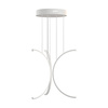Nowoczesna lampa wisząca Led Moon No.3 40 cm biała 3000K LEDesign