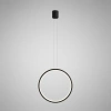 Nowoczesna lampa wisząca Led Moon B 40 cm czarna barwa neutralna 4K LEDesign