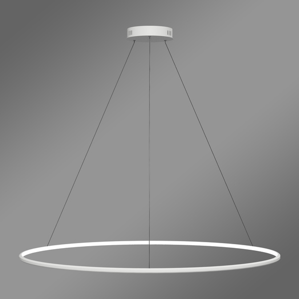 Nowoczesna lampa wisząca Led Orbit No.1 120 cm biała ściemnialna triak barwa neutralna 4K LEDesign