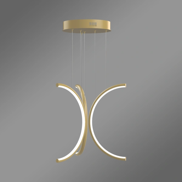 Nowoczesna lampa wisząca Led Moon No.3 40 cm złota 3000K LEDesign
