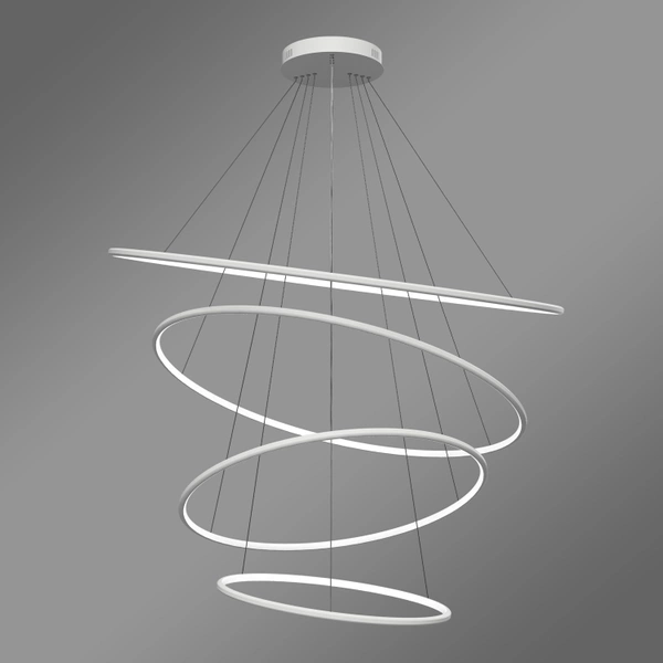 Nowoczesna lampa wisząca Led Orbit No.4 120cm biała barwa ciepła 3K LEDesign