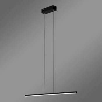 Nowoczesna lampa wisząca Led LINE 80 cm czarna barwa ciepła 3K LEDesign