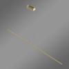 Nowoczesna Lampa wisząca Led LINE 180 cm złota z pilotem 3000K LEDesign
