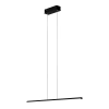 Nowoczesna lampa wisząca LED LINE 80 cm czarna – zmienna barwa, pilot