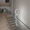 Nowoczesna lampa wisząca Led Moon No.3 złota z pilotem 3000K–6000K LEDesign
