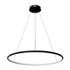 Nowoczesna lampa wisząca Led Orbit No.1 80 cm czarna barwa ciepła 3K LEDesign