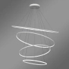 Nowoczesna lampa wisząca Led Orbit No.4 120cm biała ściemnialna triak barwa ciepła 3K LEDesign