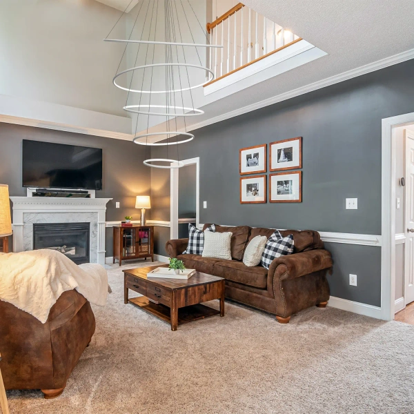 Nowoczesna lampa wisząca Led Orbit No.5 150cm biała smart barwa ciepła 3K LEDesign