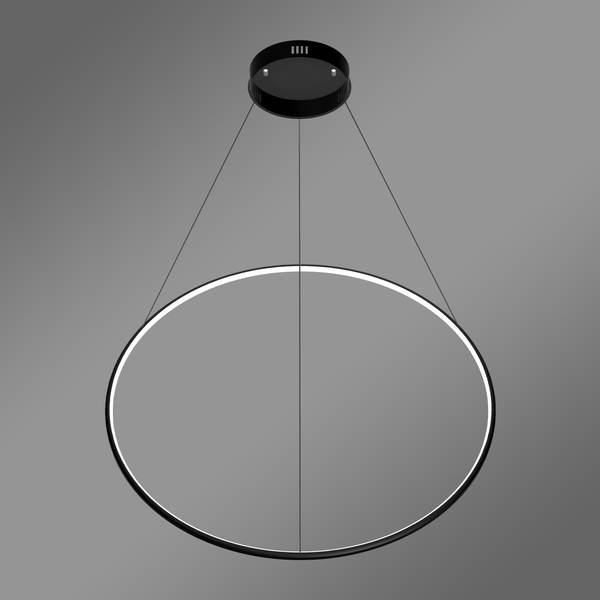 Nowoczesna lampa wisząca Led Orbit No.1 100 cm czarna barwa ciepła 3K LEDesign