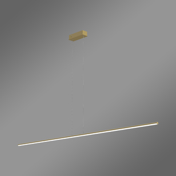 Nowoczesna Lampa wisząca Led LINE 180 cm złota z pilotem 3000K LEDesign