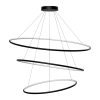 Nowoczesna lampa wisząca Led Orbit No.3 120cm czarna barwa ciepła 3K LEDesign