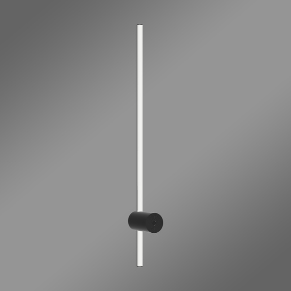 Kinkiet LED Line 80 cm czarny 3000K z pilotem lampa ścienna LEDesign