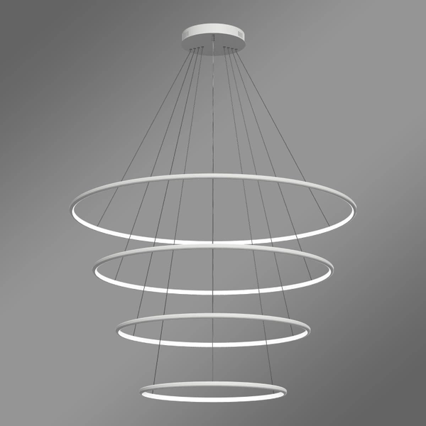 Nowoczesna lampa wisząca Led Orbit No.4 120cm biała barwa ciepła 3K LEDesign