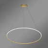 Nowoczesna lampa wisząca Led Orbit No.1 120 cm złota barwa neutralna 4K LEDesign