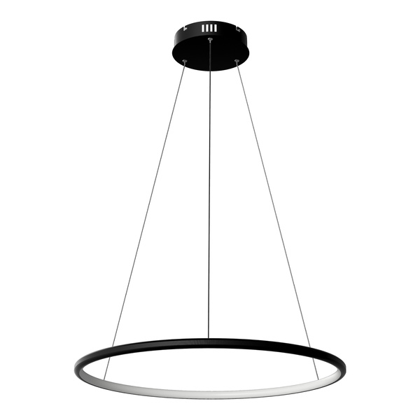 Nowoczesna lampa wisząca Led Orbit No.1 60 cm czarna barwa ciepła 3k LEDesign