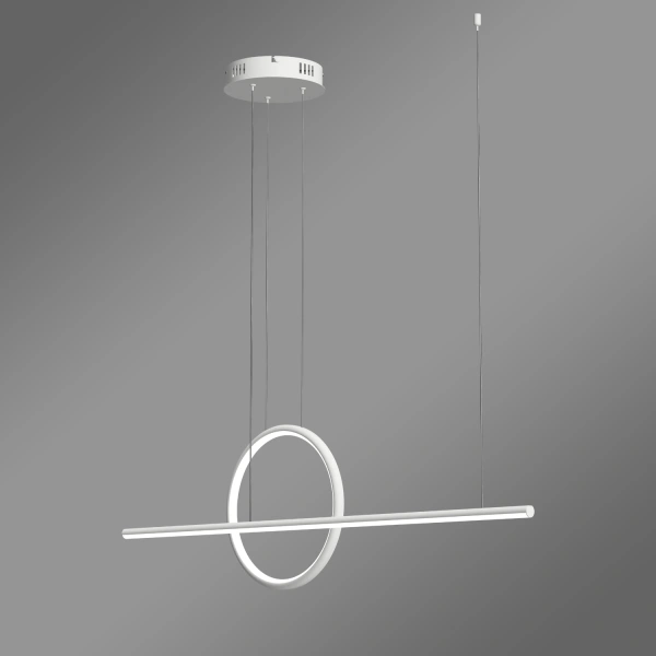 Nowoczesna lampa wisząca Led Geometrik 3 30 cm biała smart 4000K LEDesign