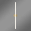 Kinkiet LED Line No.2 80 cm złoty 3000K LEDesign