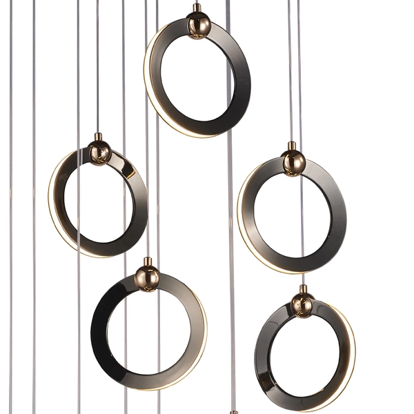 Nowoczesna lampa wisząca Led Lunar Ring No.12