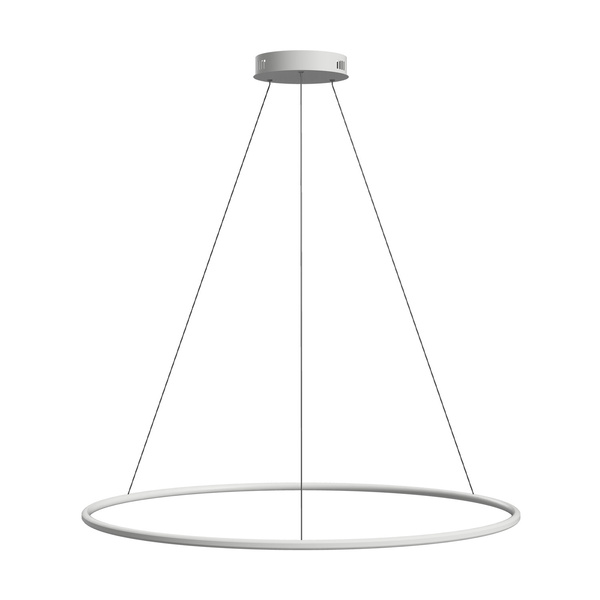 Nowoczesna lampa wisząca Led Orbit No.1 100 cm biała smart barwa ciepła 3K LEDesign