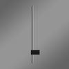 Kinkiet LED Line 80 cm czarny 3000K z pilotem lampa ścienna LEDesign