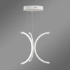 Nowoczesna lampa wisząca Led Moon No.3 40 cm biała smart 3000K LEDesign