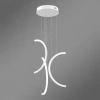 Nowoczesna lampa wisząca Led Moon No.3 40 cm biała 4000K LEDesign
