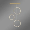 Nowoczesna lampa wisząca Led Moon No.3 złota smart 4000K LEDesign