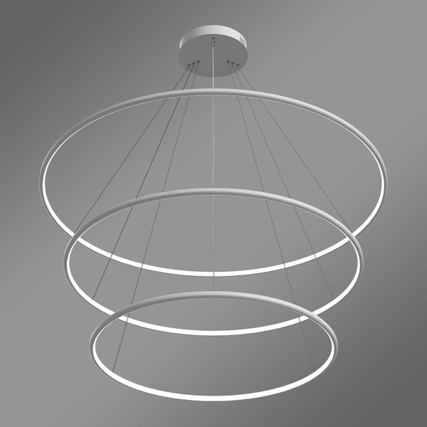 Nowoczesna lampa wisząca Led Orbit No.3 120cm biała barwa ciepła 3K LEDesign