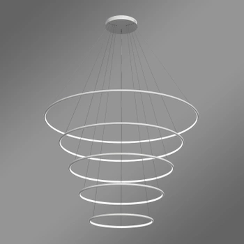 Nowoczesna lampa wisząca Led Orbit No.5 150cm biała smart barwa ciepła 3K LEDesign